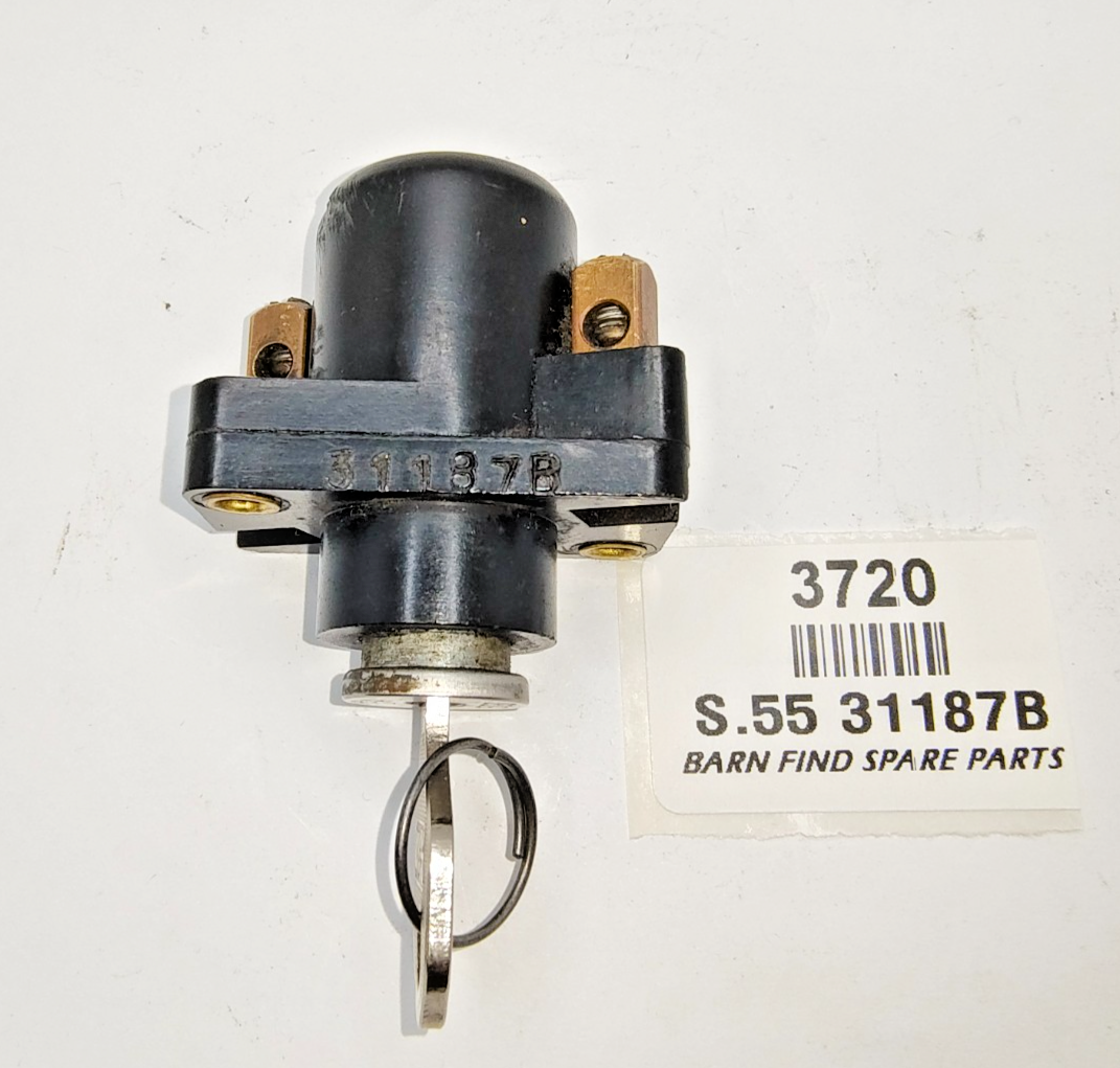 Lucas Original used working Ignition Switch S.55 31187B with key0