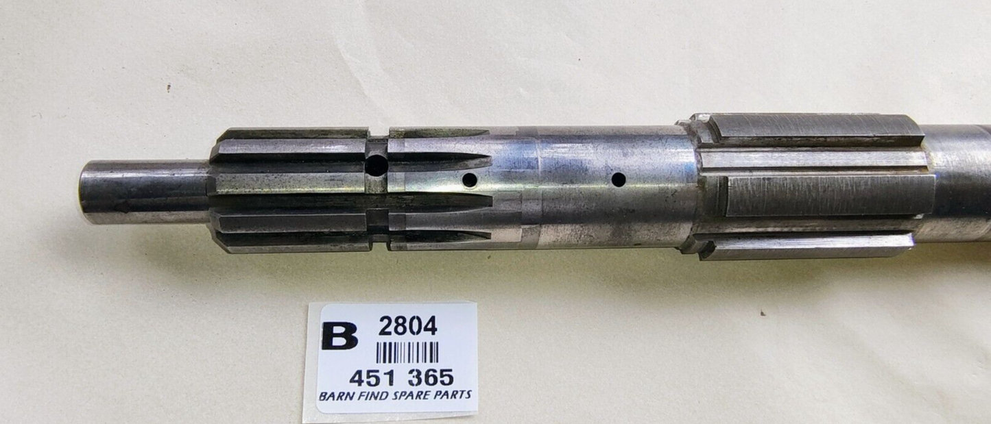 MG Gearbox Mainshaft  451-365 B, Sliding Spline Type, Good  Used Condition3