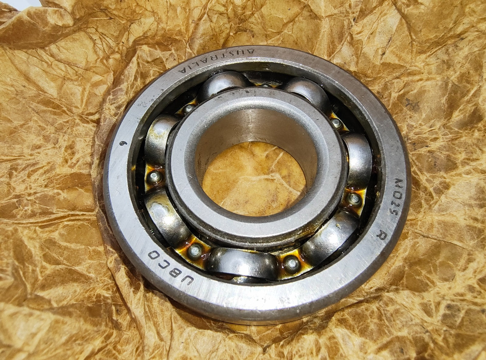 UBC Single Row Deep Groove Open Type Ball Bearing in original packaging 126-2001