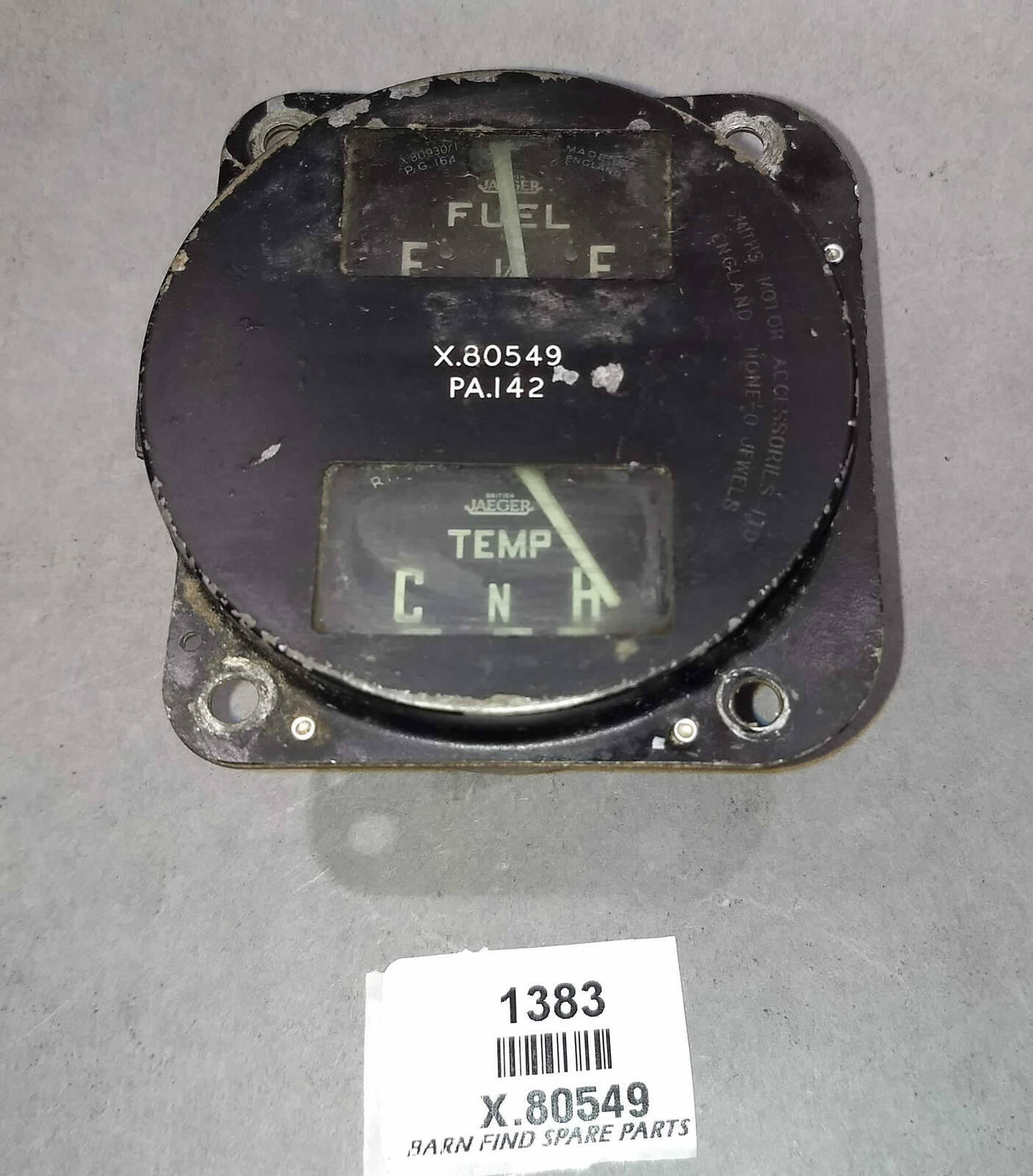 Smiths Gauge Fuel and temperature X.805491