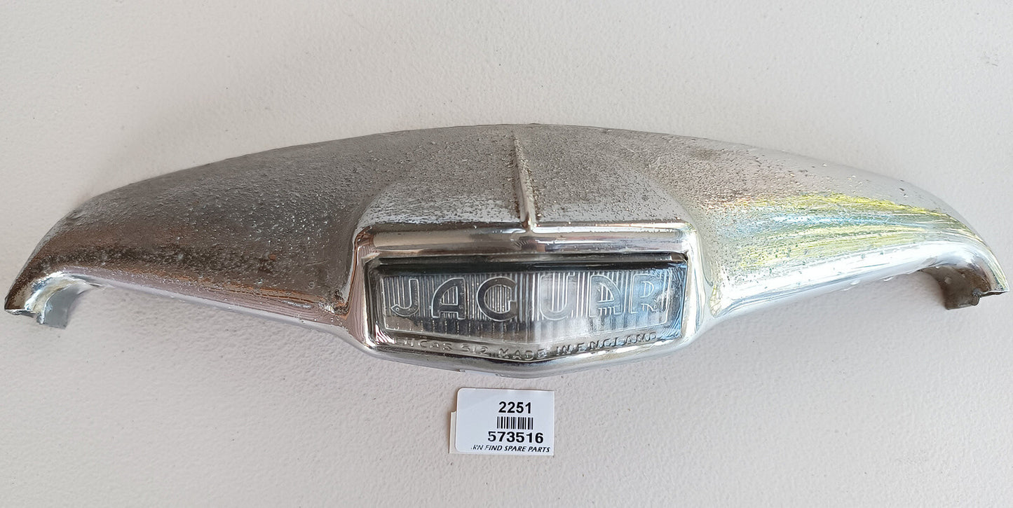 Jaguar Mk2 reversing light and number plate plinth unit, 573516. Used Condition.0