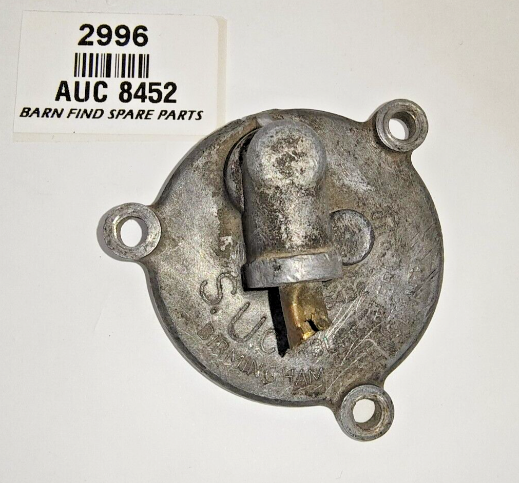SU Used Carburettor FLOAT FUEL BOWL LID AUC 8452  Xfref: AUD9203 AUE 272 AUD22761