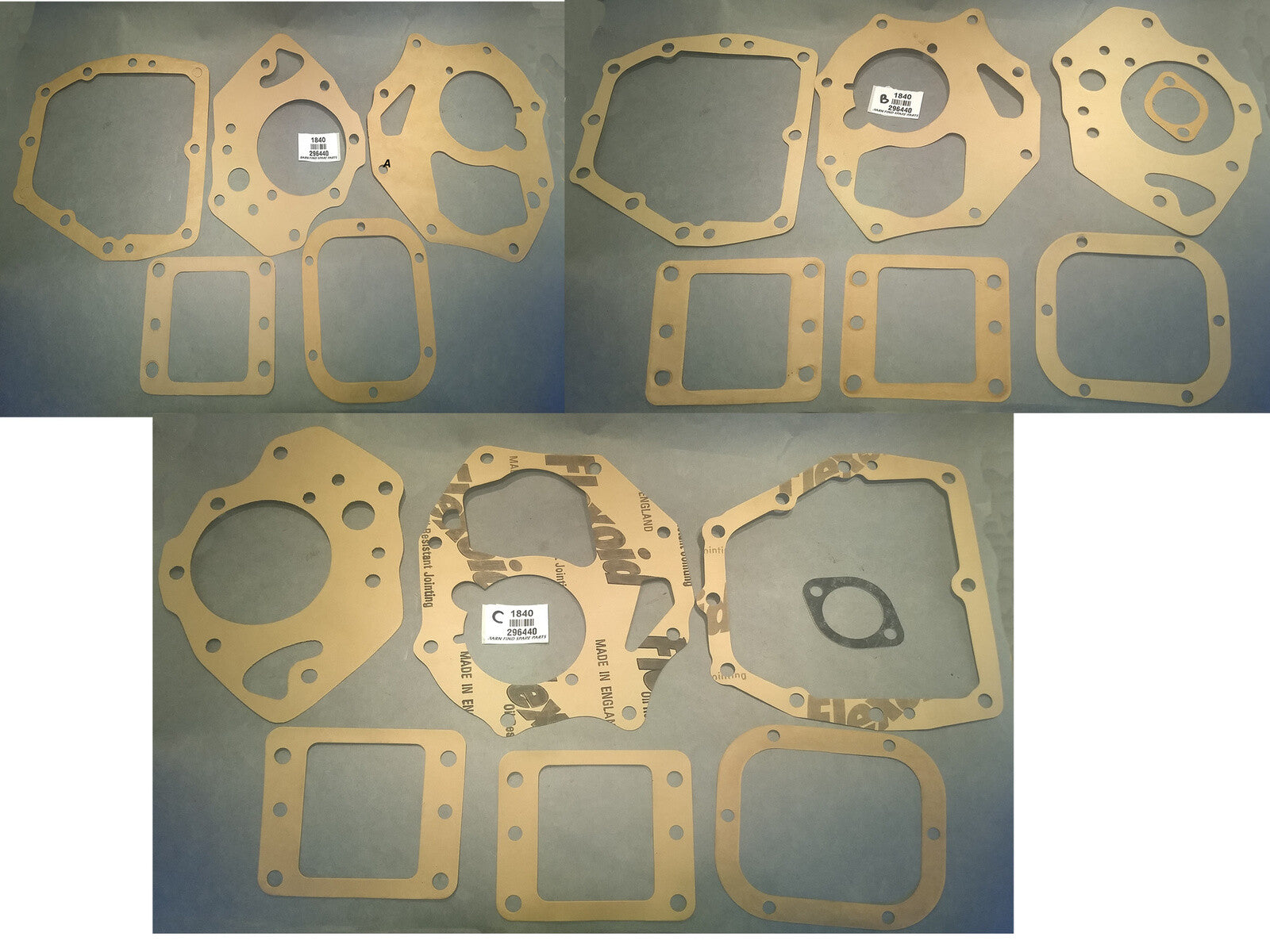 MG Gearbox gasket kit - various available 296440 296-4400