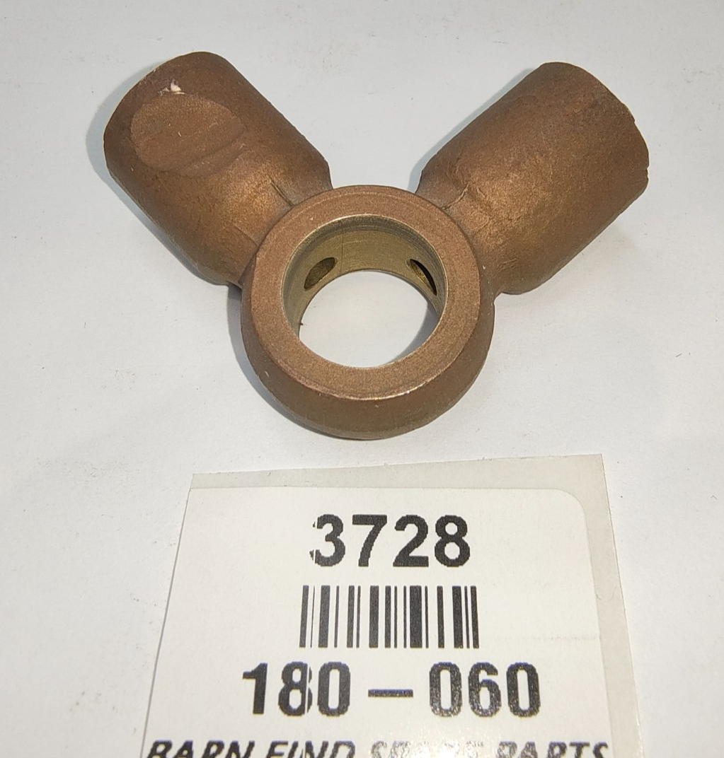 New Old Stock MG TC Brake BANJO fitting, 2 way,  rear master cylinder 180-0604