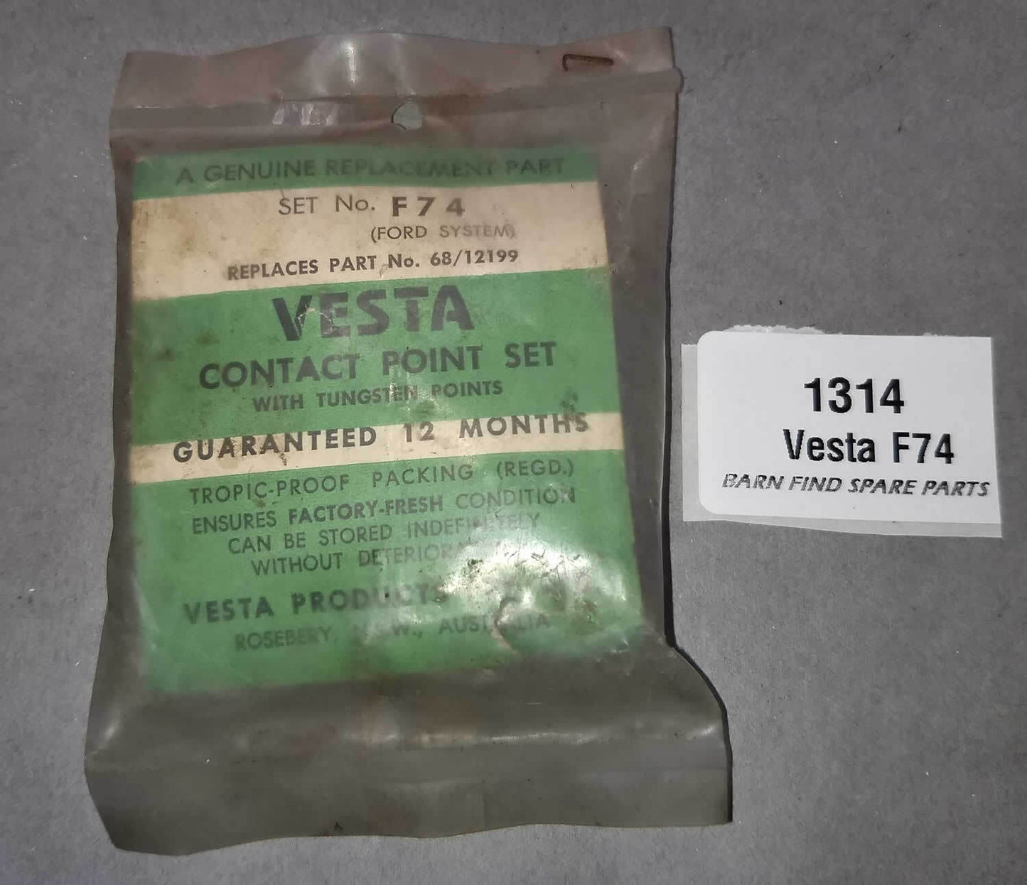 Ford Model B Distributor Contact Point Set Vesta F740