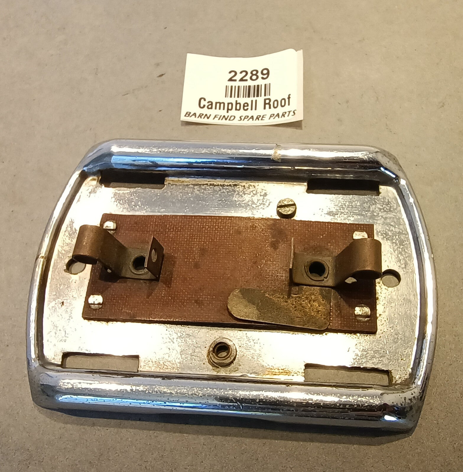 Campbell Lamps Original Used Interior Roof Light base1