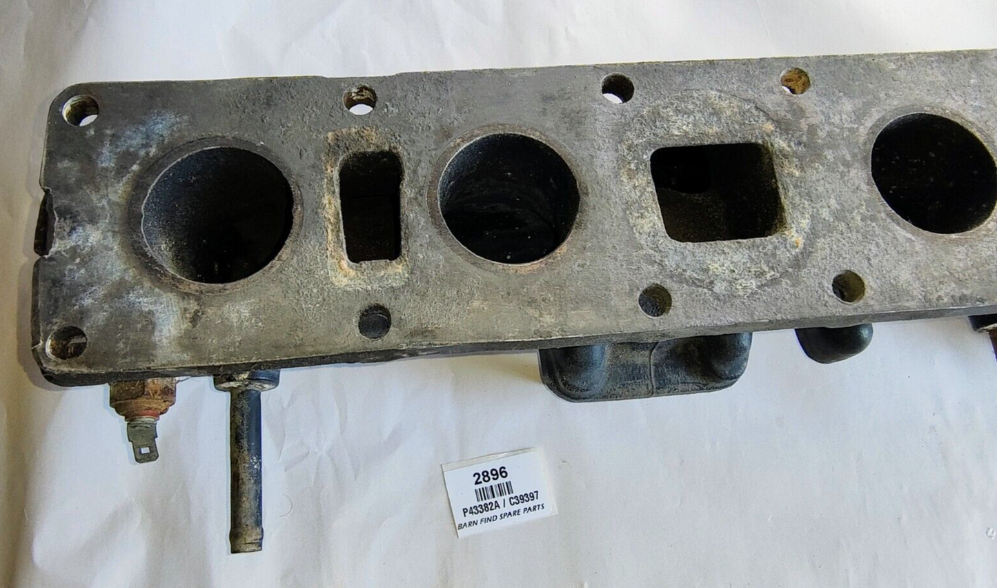 Inlet Manifold Used Original For Twin SU’s P43382A / C39397 To Suit Jaguar XJ619