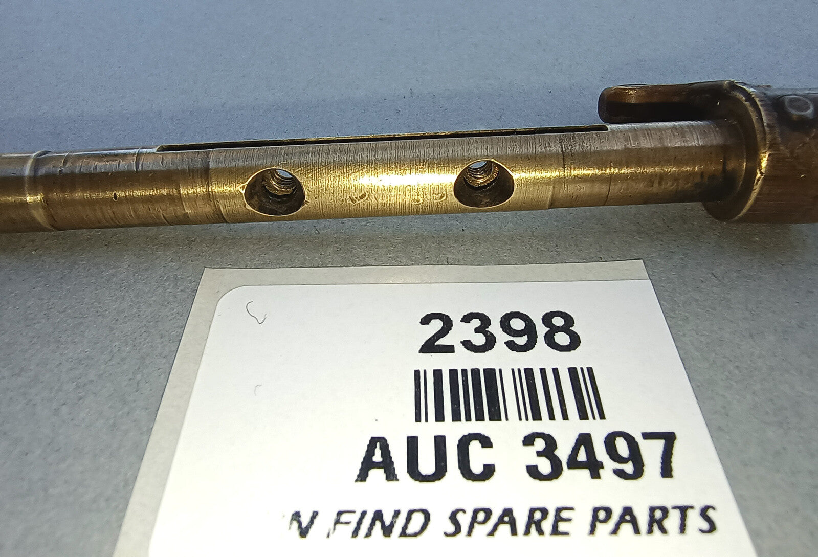 SU Brass USED Throttle Stop  & Spindle AUC 3497, Used Condition2