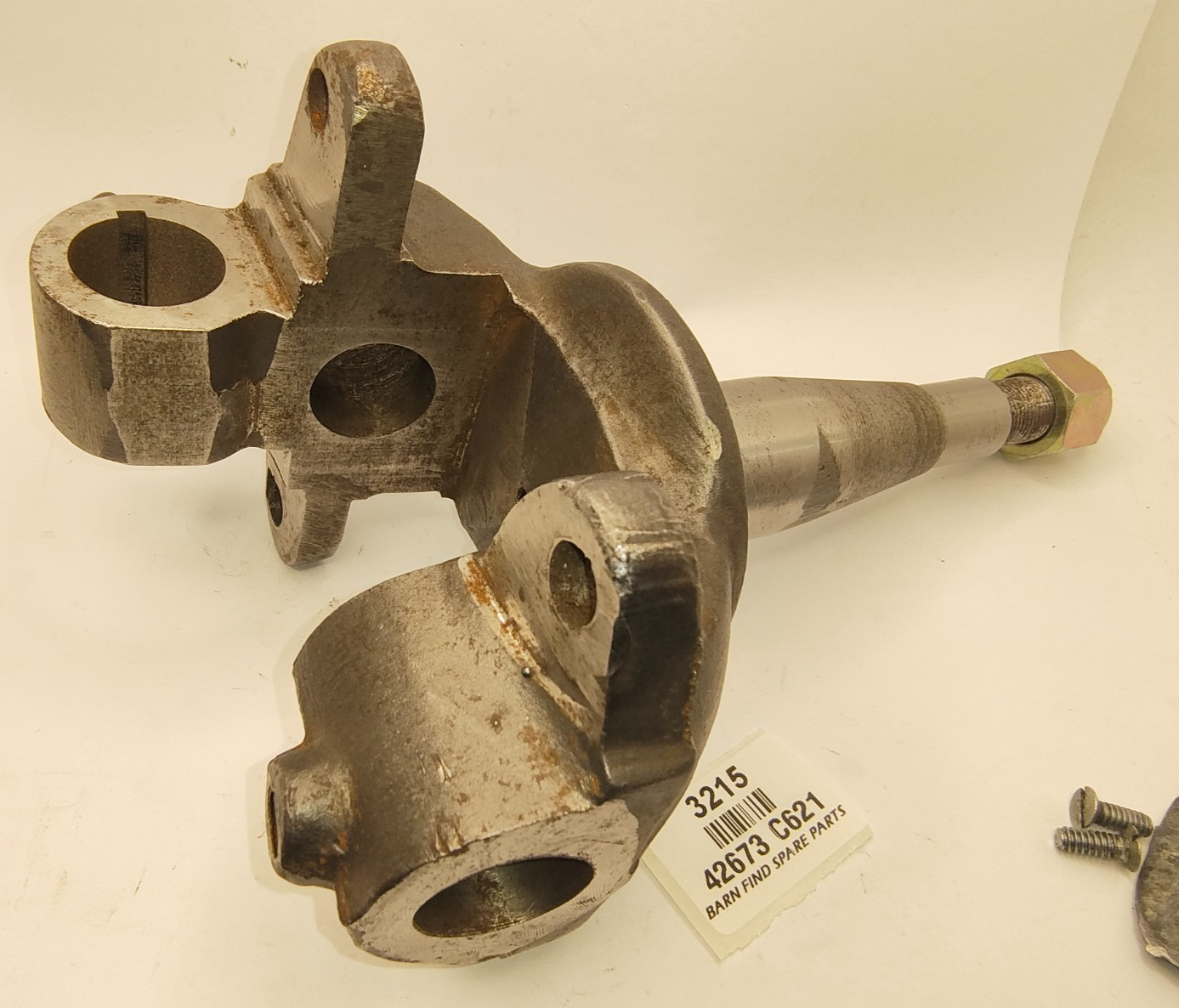 Pair of Jaguar Mark 4 1 1/2 Litre and earlier 2 1/2 Litre stub axles C621 C62216