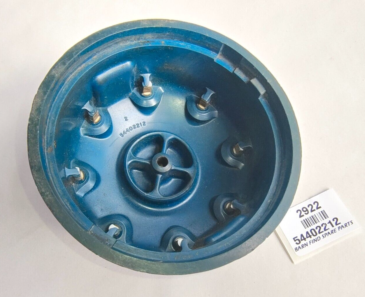 Lucas top entry distributor cap 8 cylinder Blue/green. 54402212 Used3