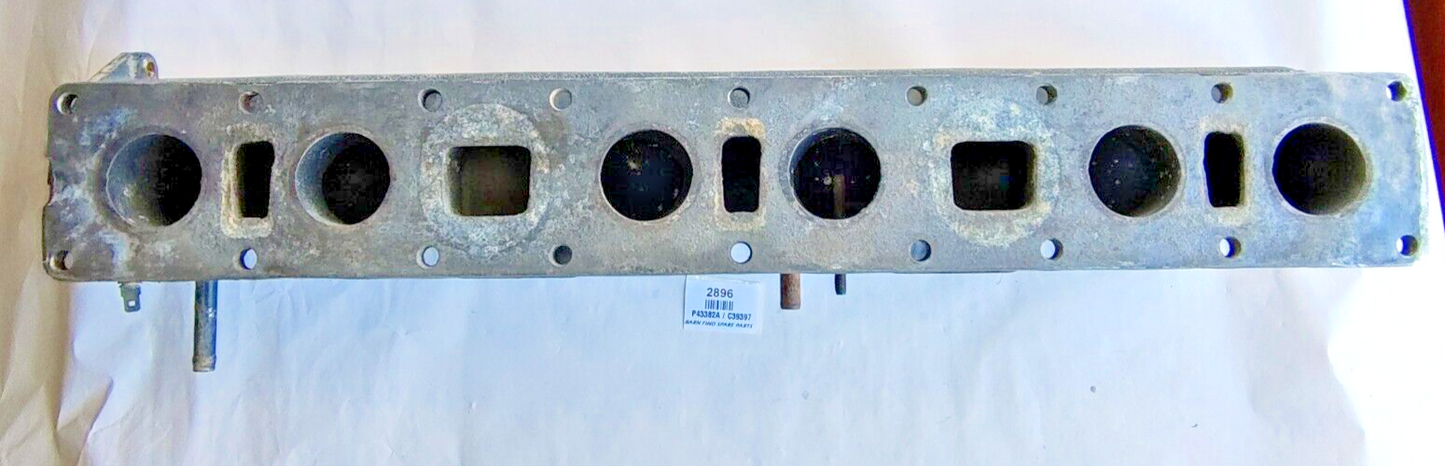 Inlet Manifold Used Original For Twin SU’s P43382A / C39397 To Suit Jaguar XJ615