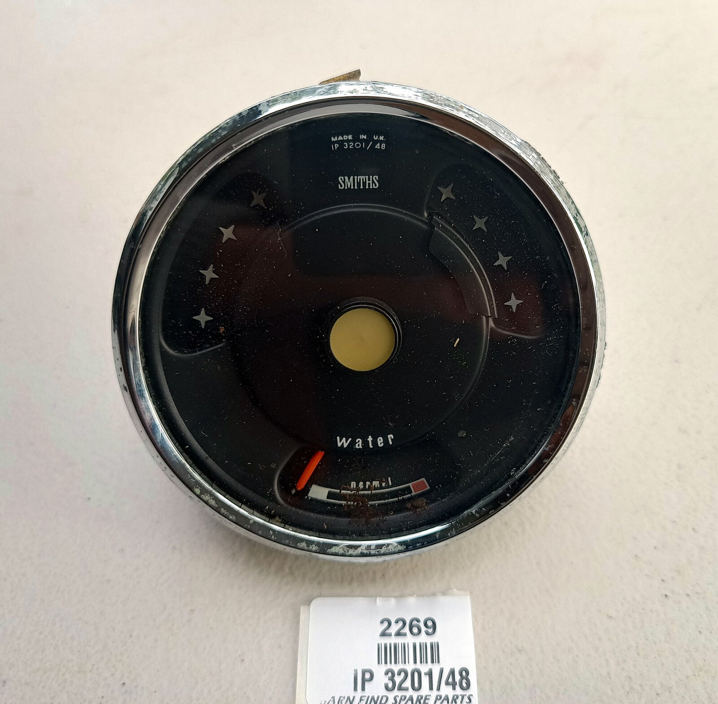 Smiths Water temperature gauge, IP 3201/48, Used Condition0