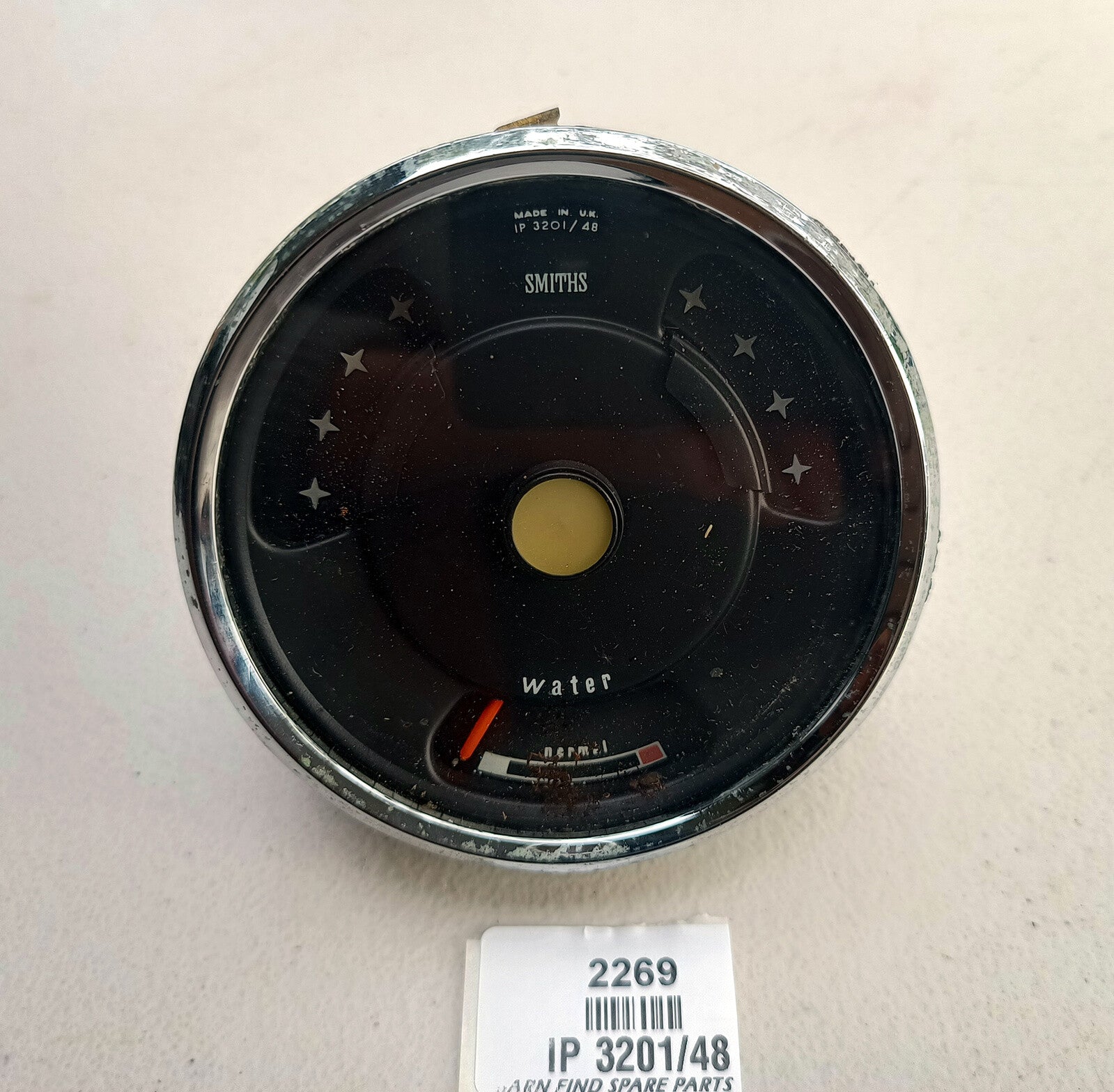 Smiths Water temperature gauge, IP 3201/48, Used Condition0