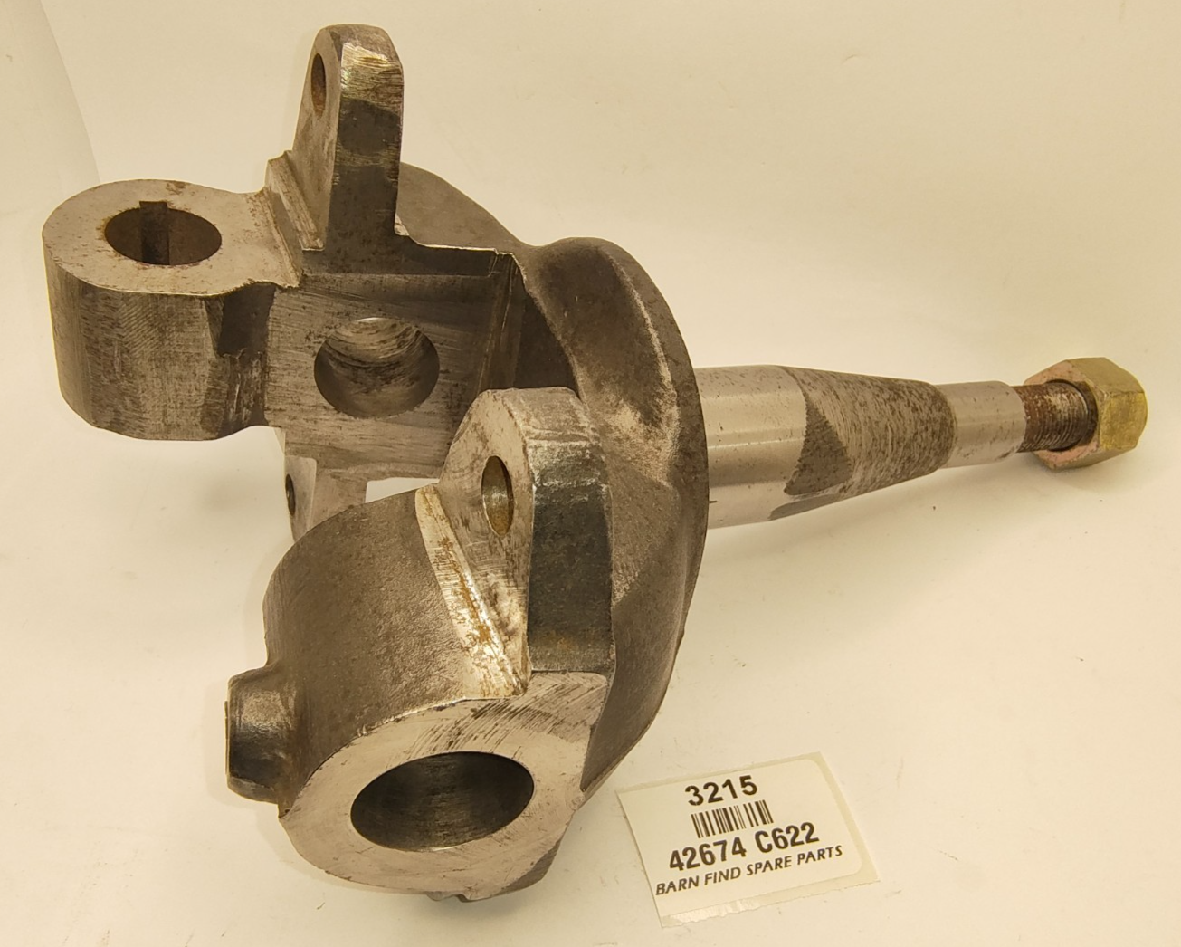 Pair of Jaguar Mark 4 1 1/2 Litre and earlier 2 1/2 Litre stub axles C621 C6226