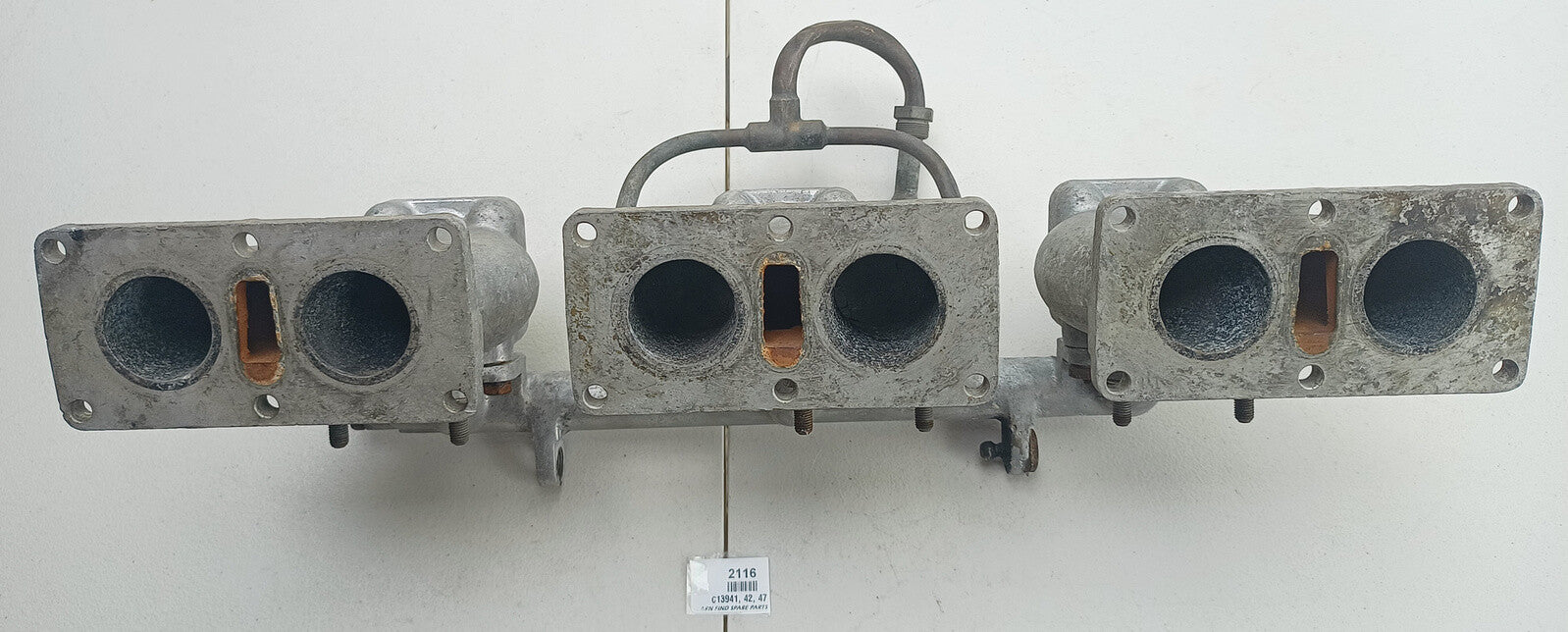 Triple SU Jaguar  3.8 Litre three branch inlet Manifold C13941, C13942, C19347. 3