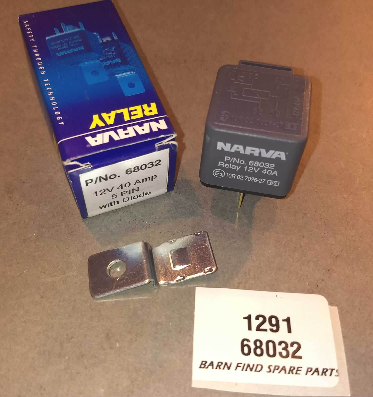 Narva Relay  68032  12V 40A 5PIN W/DIODE1
