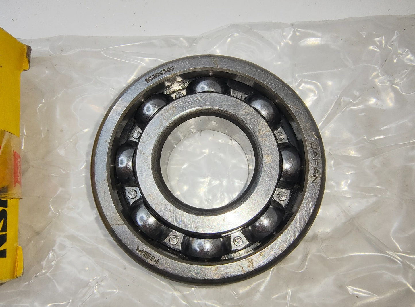 NSK  DEEP GROOVE BALL BEARING, Original NSK Packaging New Old Stock 6305CM1