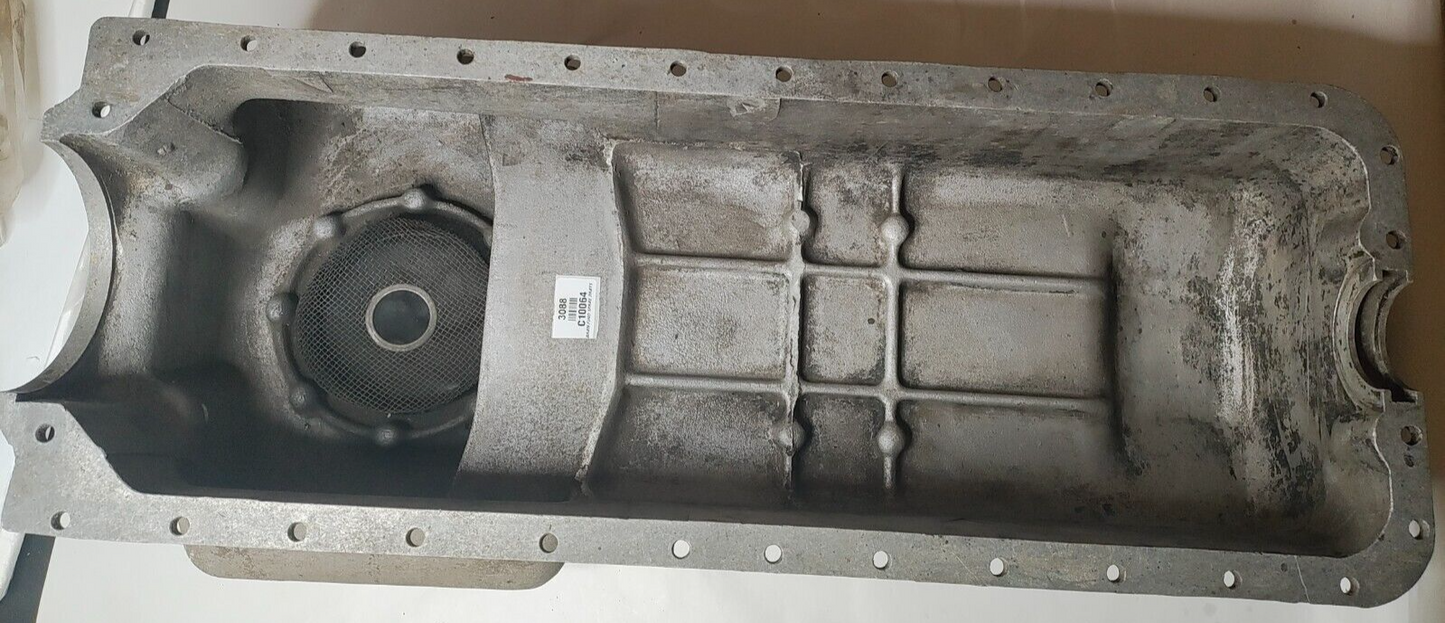 JAGUAR MK 1 2.4  USED FACTORY ORIGINAL ALLOY OIL SUMP PAN -  PART NUMBER C100649