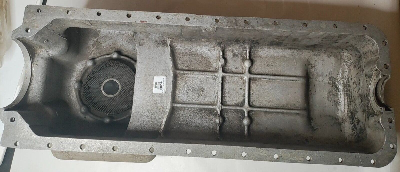 JAGUAR MK 1 2.4  USED FACTORY ORIGINAL ALLOY OIL SUMP PAN -  PART NUMBER C100649