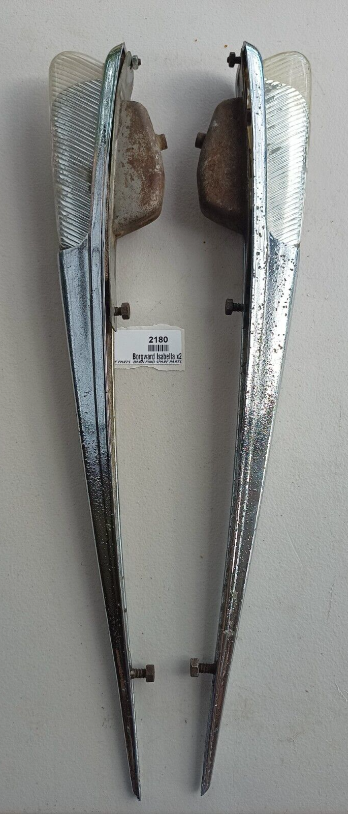 Original Borgward Isabella USED pair of left &right front Indicator housings4
