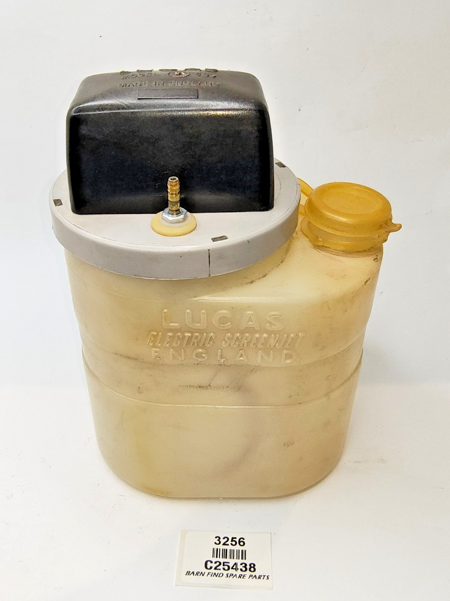 Lucas 5SJ  Screenjet Used Wiper Washer Bottle & Pump Assembly & cap Used C254380