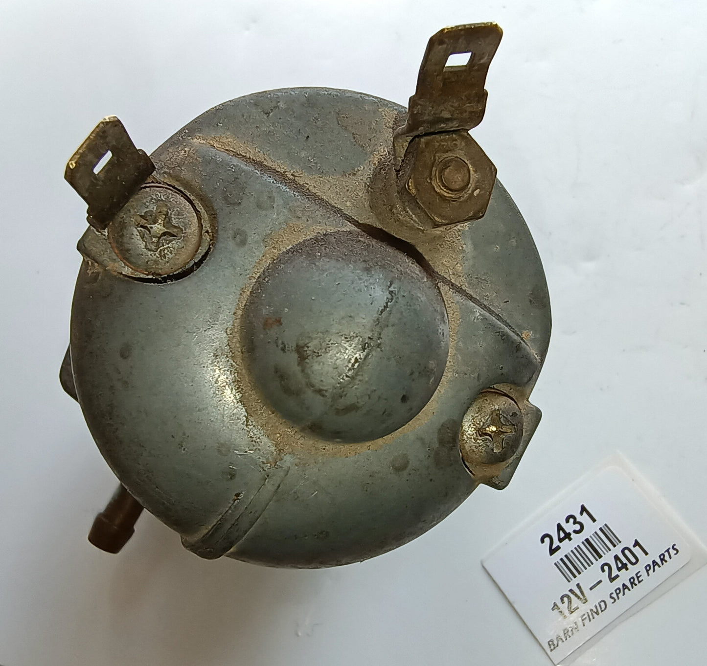 Original Vintage 12 VOLT ELECTRIC FUEL PUMP 12V-2401, Used Condition 3