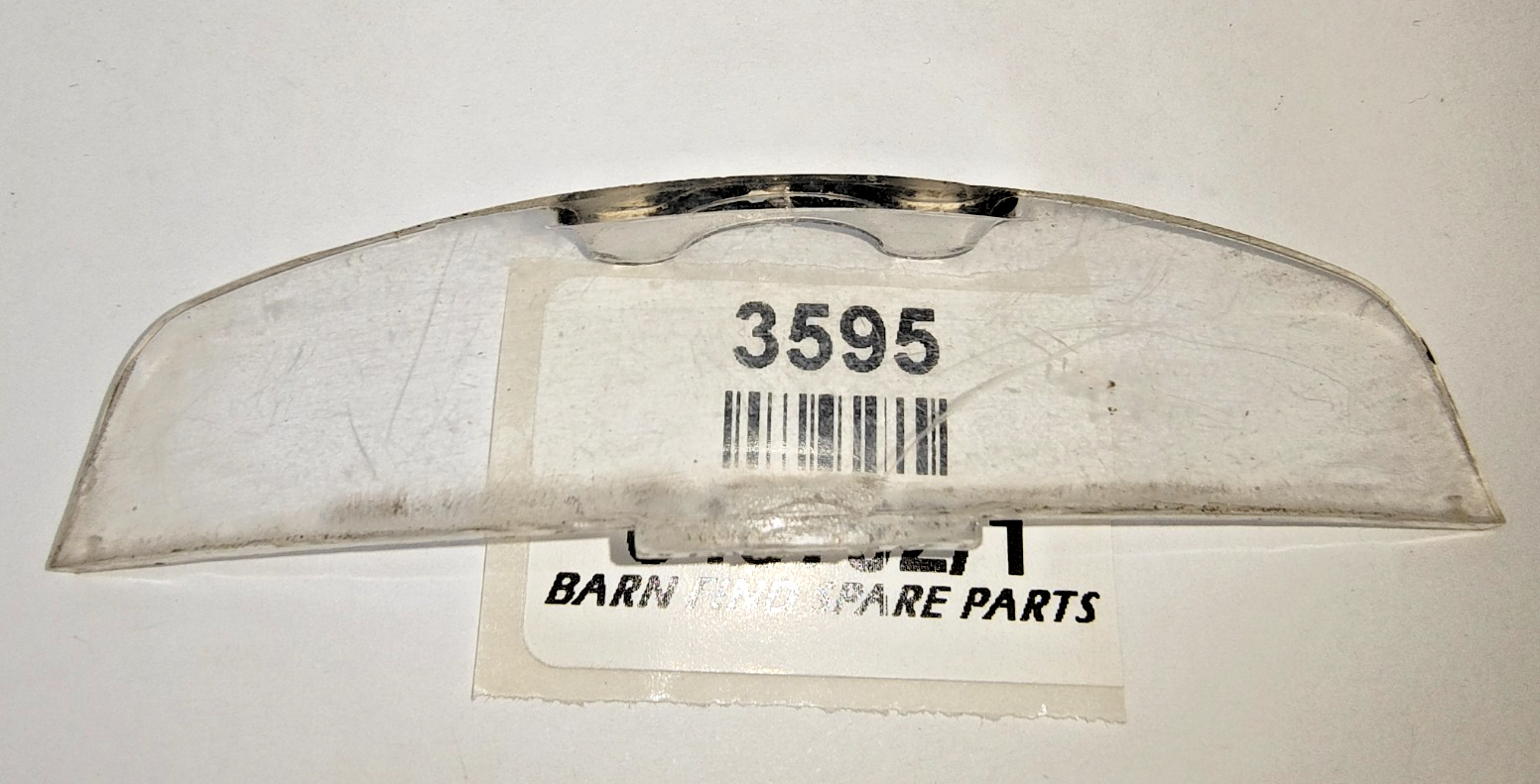 Original used Jaguar early sedan clear plastic cowl lens window C16792 C167911