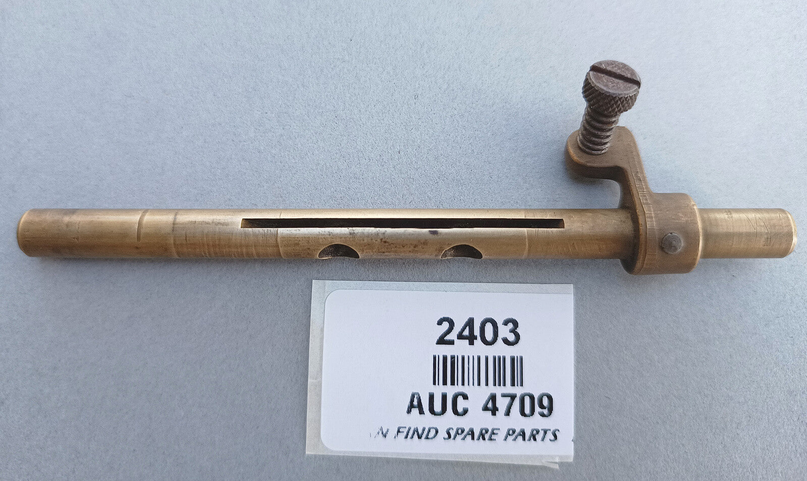 SU Brass USED Throttle Stop Left Hand & Spindle AUC 4709, Used Condition0
