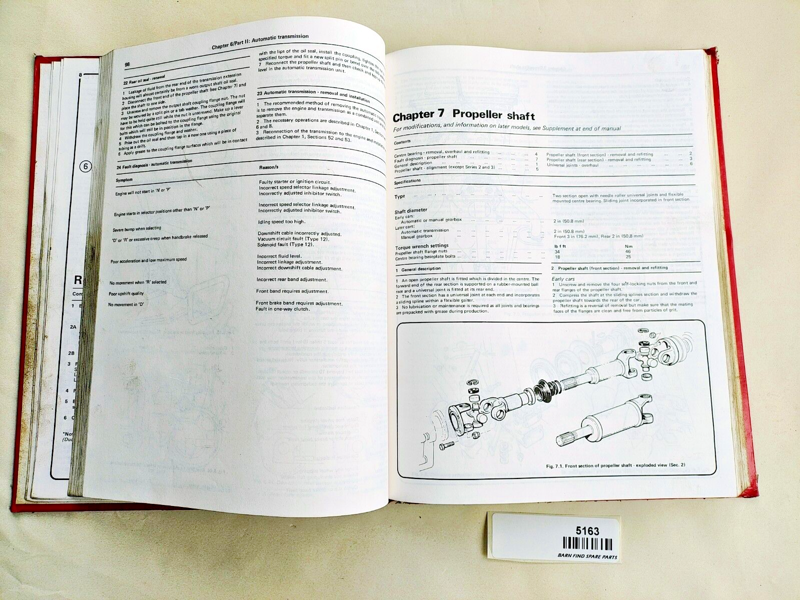 Hardcover Jaguar Daimler Sovereign XJ6 Series 1 2 & 3 1968-1986 Haynes Manual8