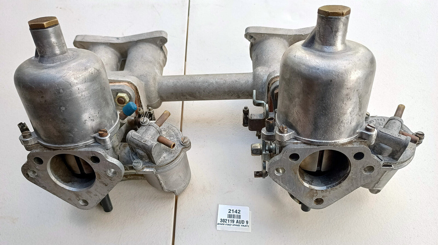Triumph TR twin 1.75" HS6 SU AUD 9 carburettors High Port Inlet Manifold 3021190