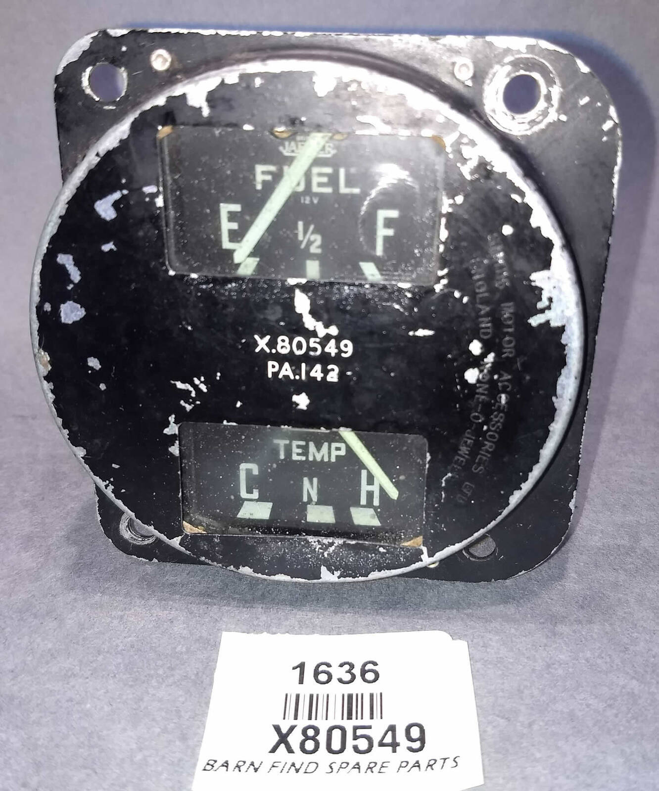 Original Smiths Jaeger Fuel & Temperature Gauge Module X805493