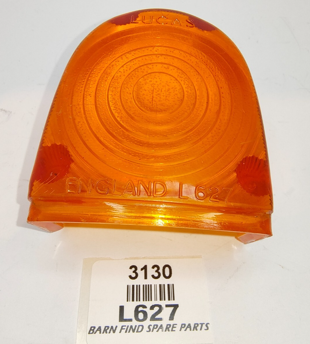 Original plastic Lucas Tail Light L627 amber Lens Used Jaguar MK2 MK9  XK1501