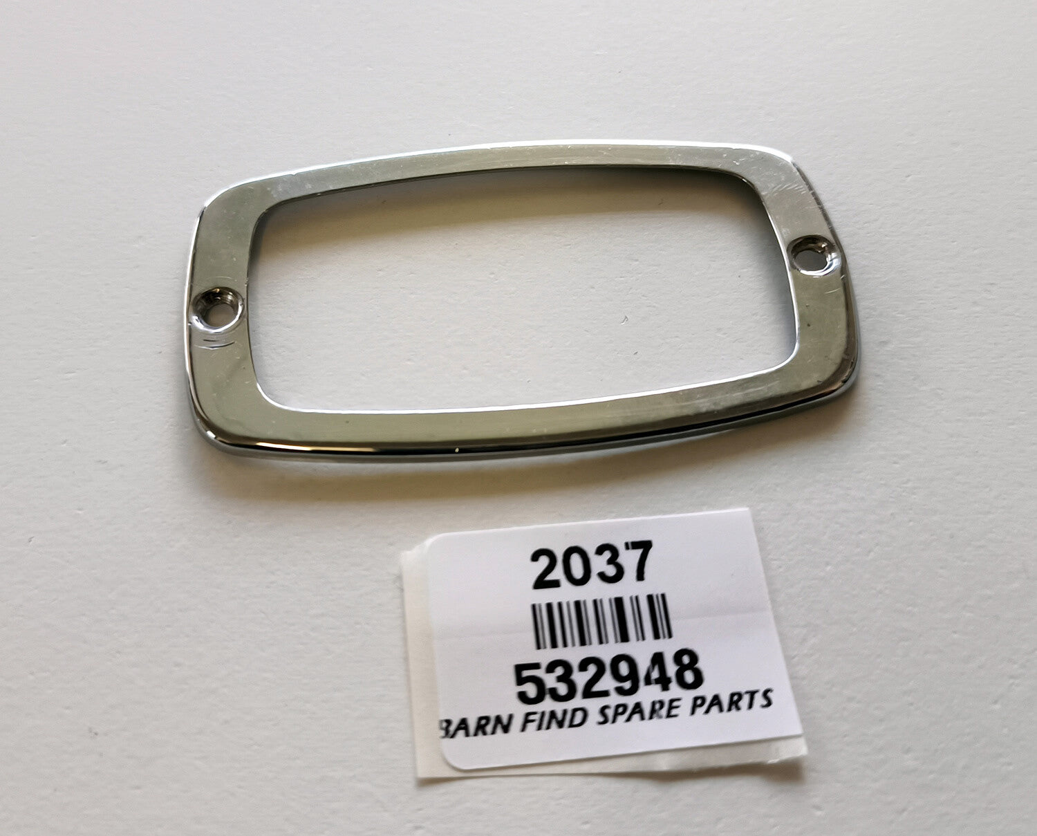 Original re-chromed Tool Lid Lamp Surround, to suit Jaguar Mark 5 V  532948 0