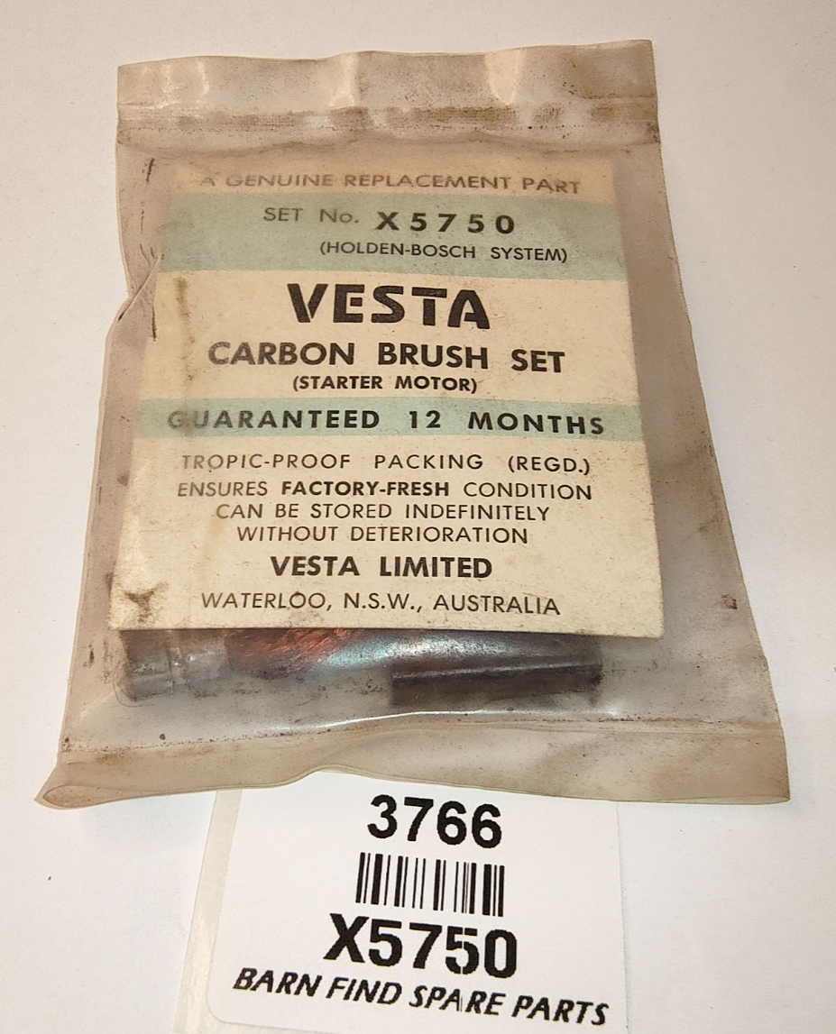 VESTA HOLDEN BOSCH System Starter Motor Brush set X5750 New Old Stock0
