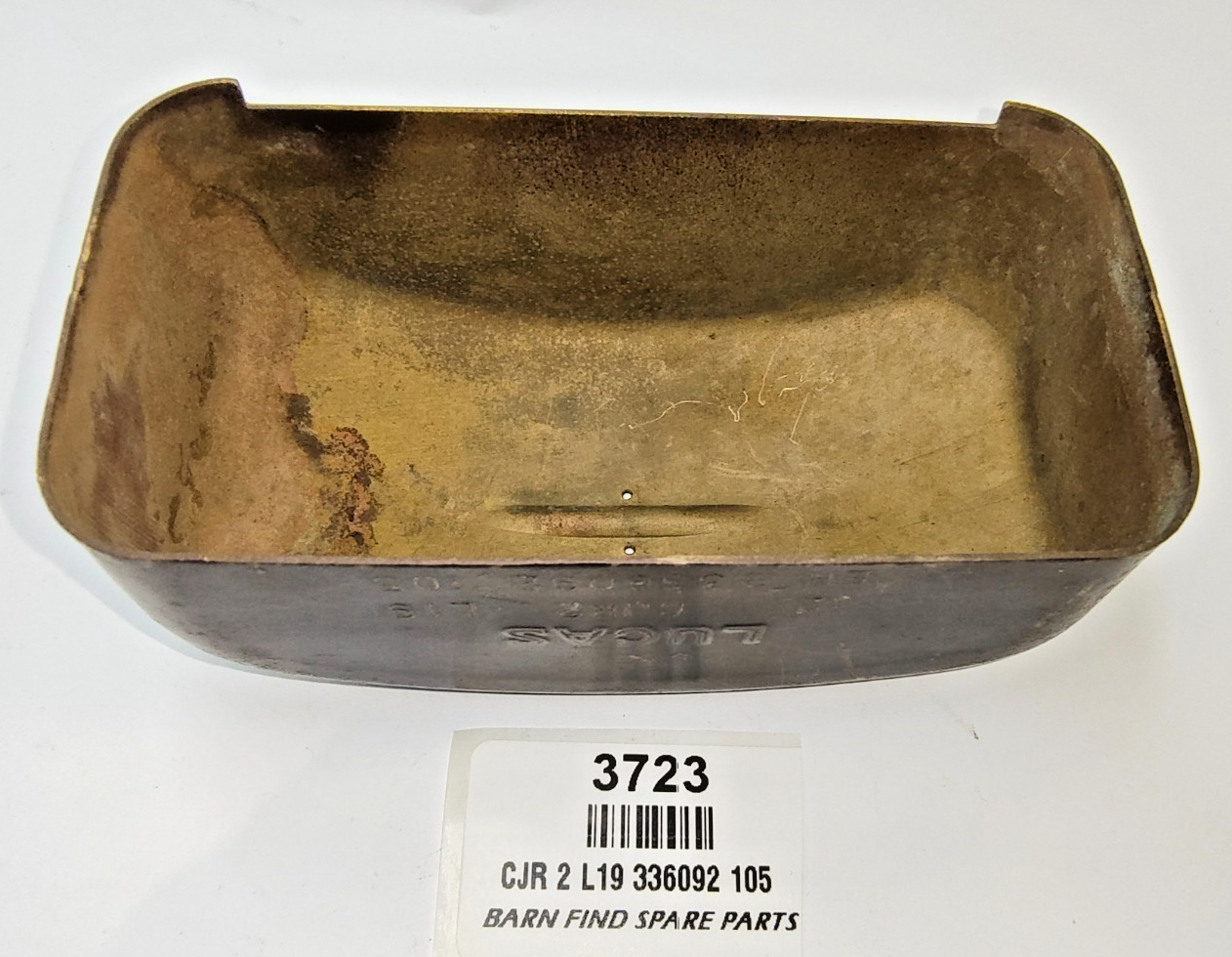 Original Lucas 12V BRASS 336092 105 Cut Out Cover Used to suit a CJR2 L196