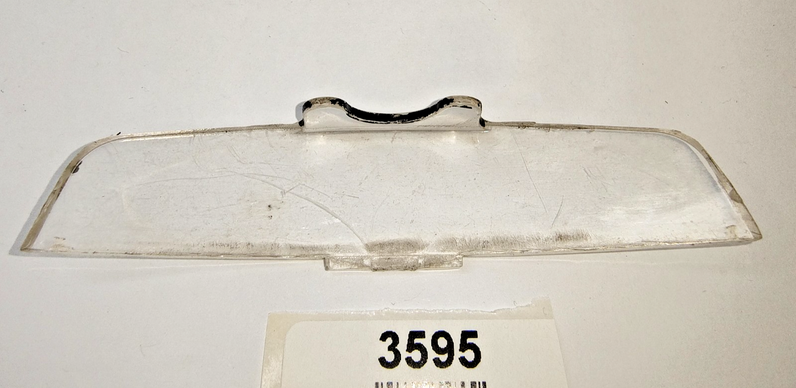 Original used Jaguar early sedan clear plastic cowl lens window C16792 C167914