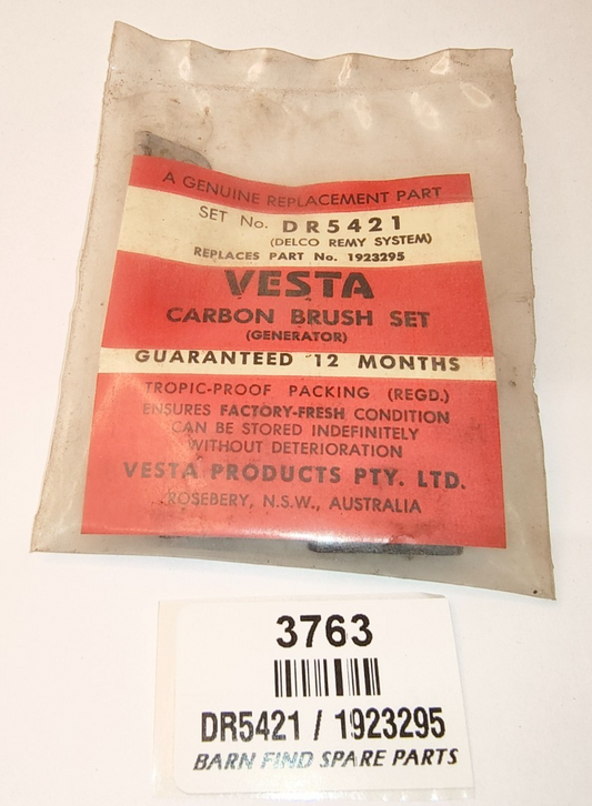 VESTA DELCO REMY Generator Brush set No. DR5421 Alt: 1923295 New Old Stock0