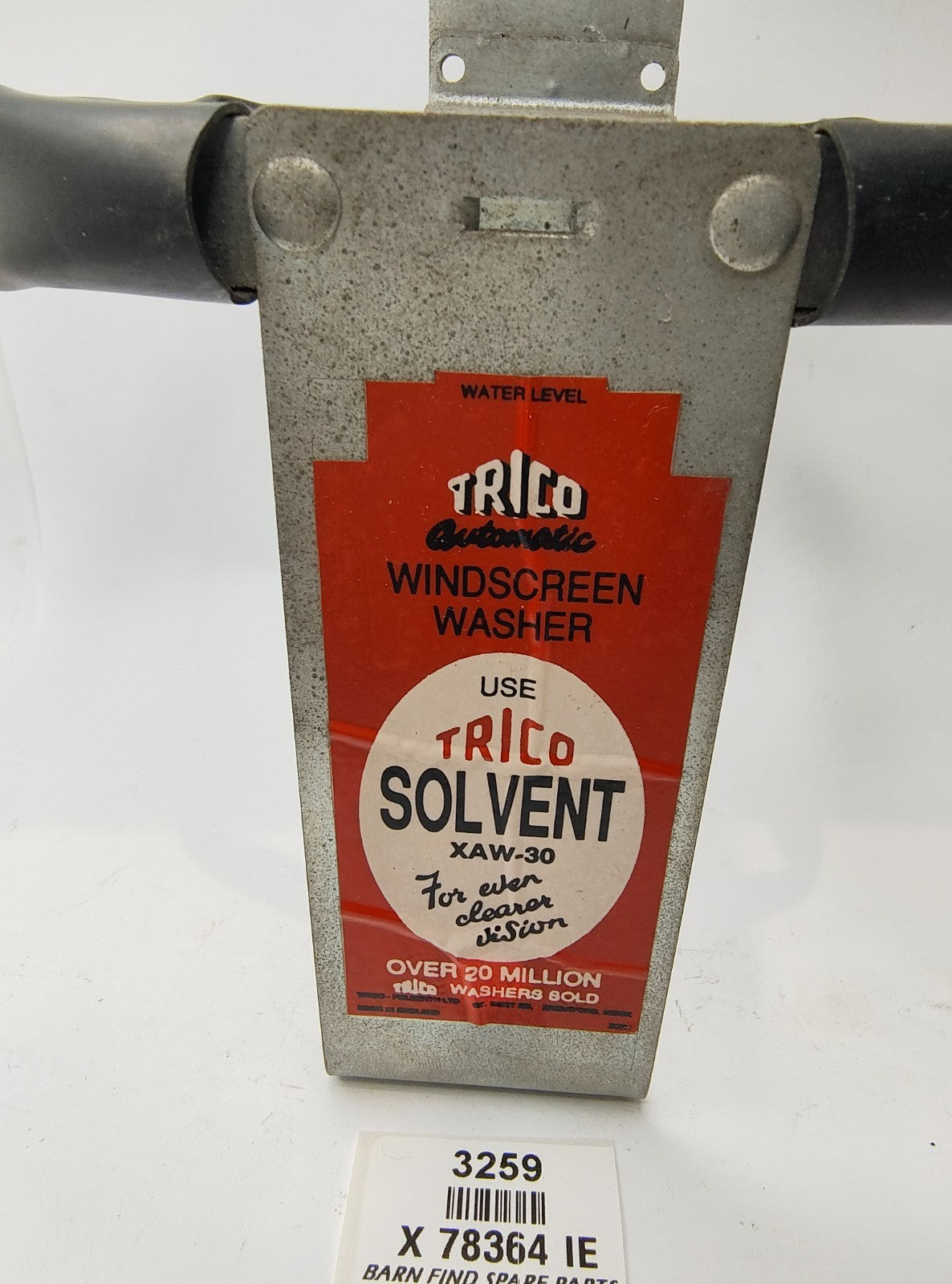 Trico original Windscreen Washer Bottle Frame Large Square  Anodised inc rubber1