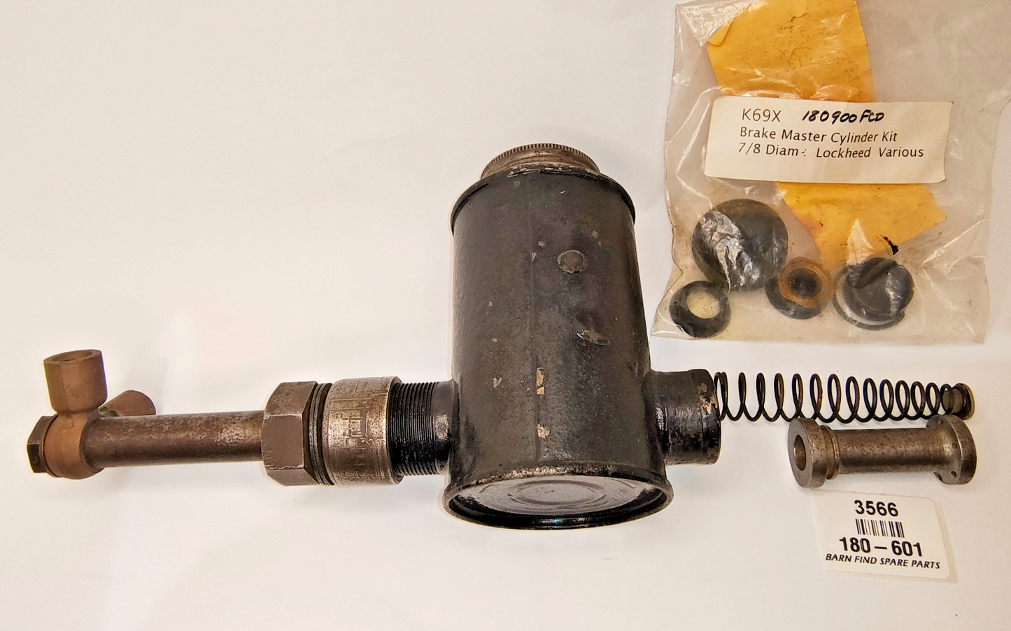 Original used Lockheed 7/8 inch Brake Master cylinder Suits MG TA TB TC 1936-500