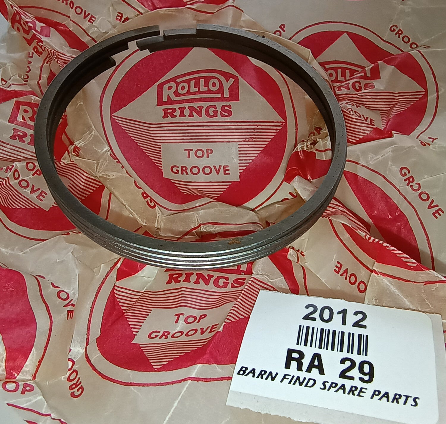 Original New Old Stock RA 29 piston ring set - British Leyland genuine parts and3