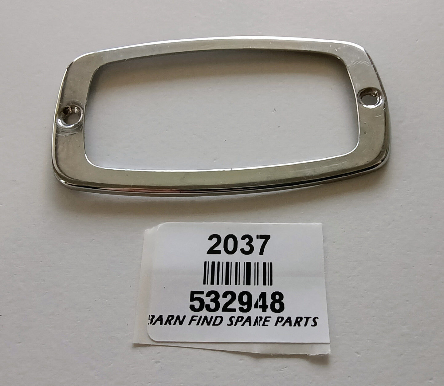 Original re-chromed Tool Lid Lamp Surround, to suit Jaguar Mark 5 V  532948 2