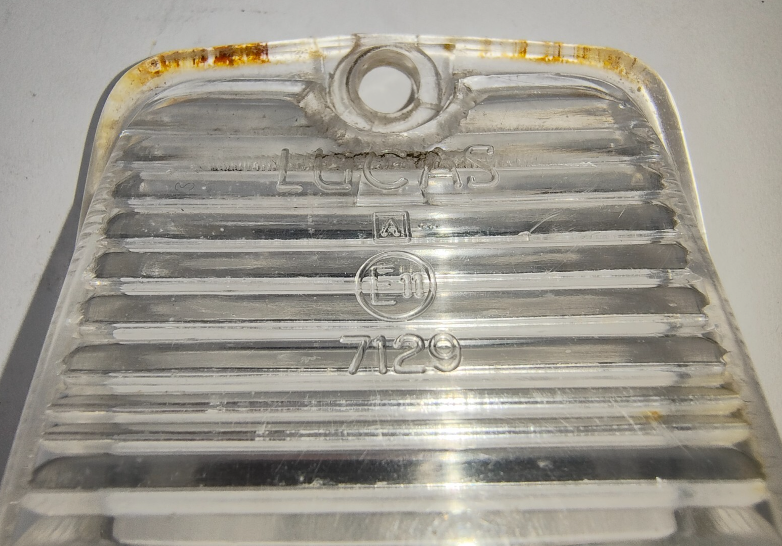 Original used Lucas L677 Clear Indicator Lens for MGB MGBGT Triumph Spitfire6