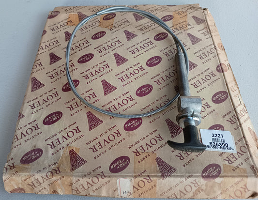 Genuine Rover Choke/cold start cable, 536390 broken handle NOS0