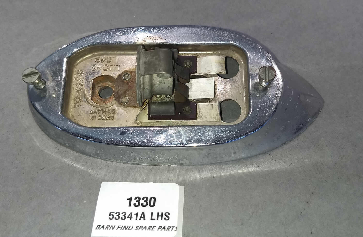 Lucas Jaguar Tail Light housing LHS 53340A - used0