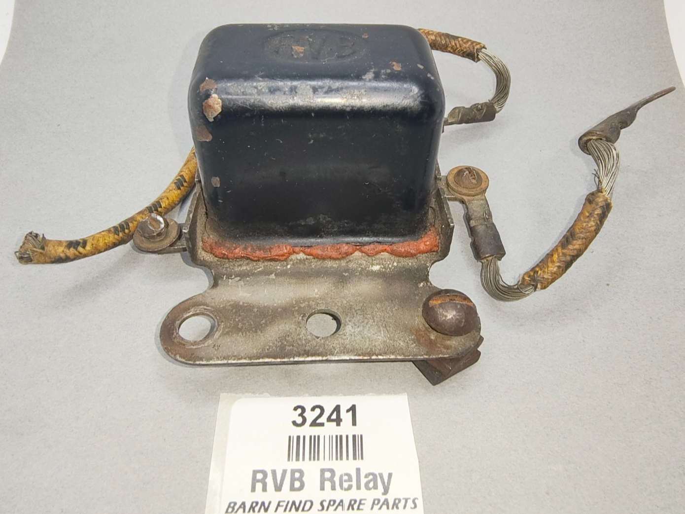 RVB Original 6v Used Horn Relay external 20 AMP fuse. 3 terminals marked H S B1