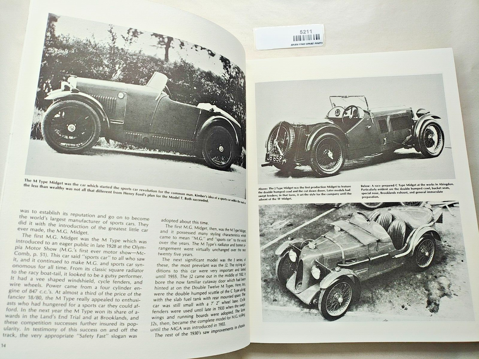 M.G. THE SPORTS CAR AMERICA LOVED FIRST 1975 first edition hardcover R L Knudson4