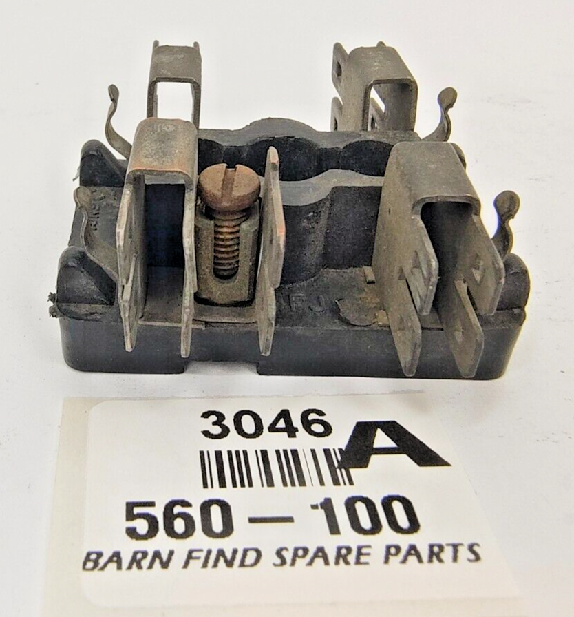 Original Bakelite Lucas Used MG fuse box 2 fuse 4FJ  560-100 Sold separately4
