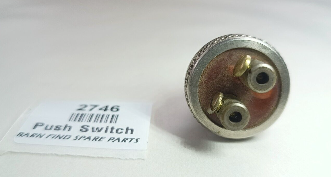 Vintage red/brown Bakelite Push button starter ignition switch screw connectors3
