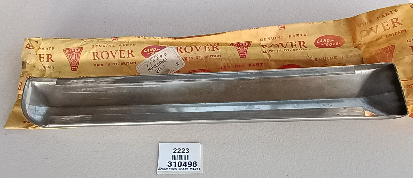 Original classic Rover stainless steel moulding,  310498. New Old Stock1