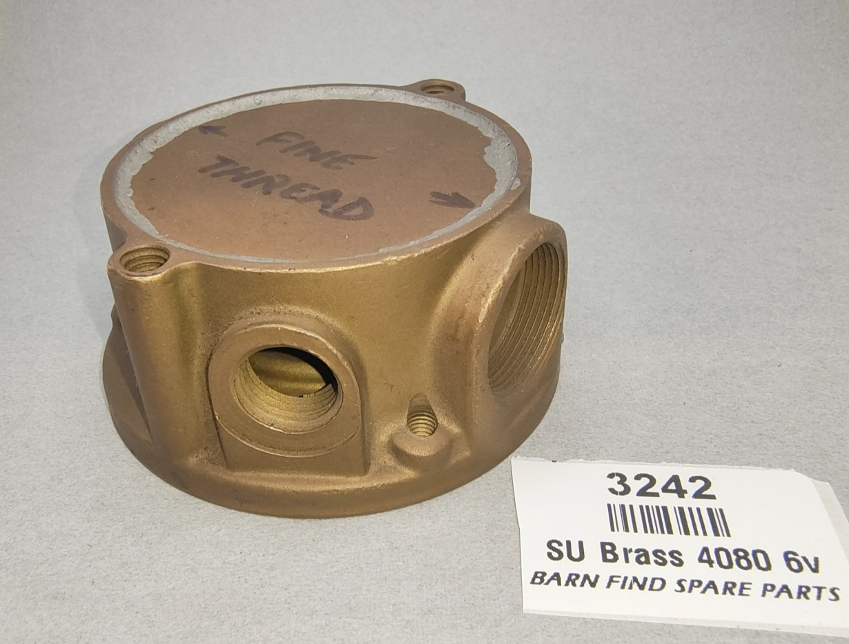 SU Type L  Brass  Body Fuel Pump AUA 4080  style RARE 6V New Old Stock1